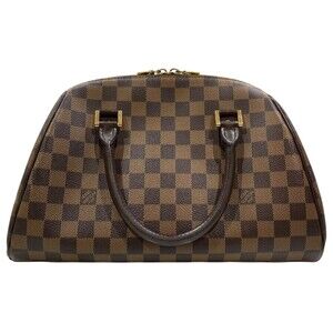 Louis Vuitton Rivera Damier Handbag Brown